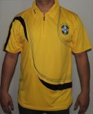Camisa Polo Brasil Amarela